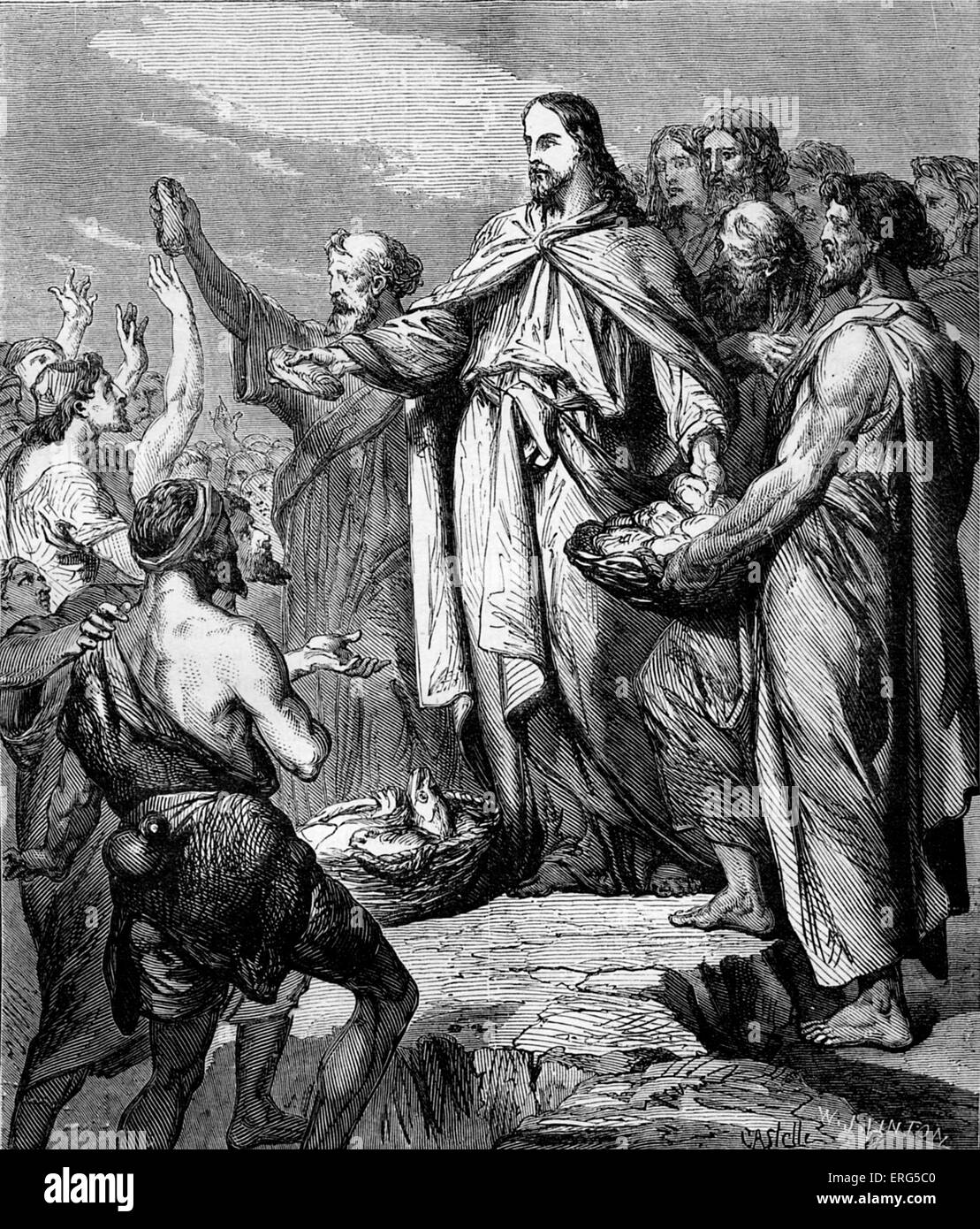 Miracle of the loaves and fishes High Resolution Stock Photography and Images Alamy