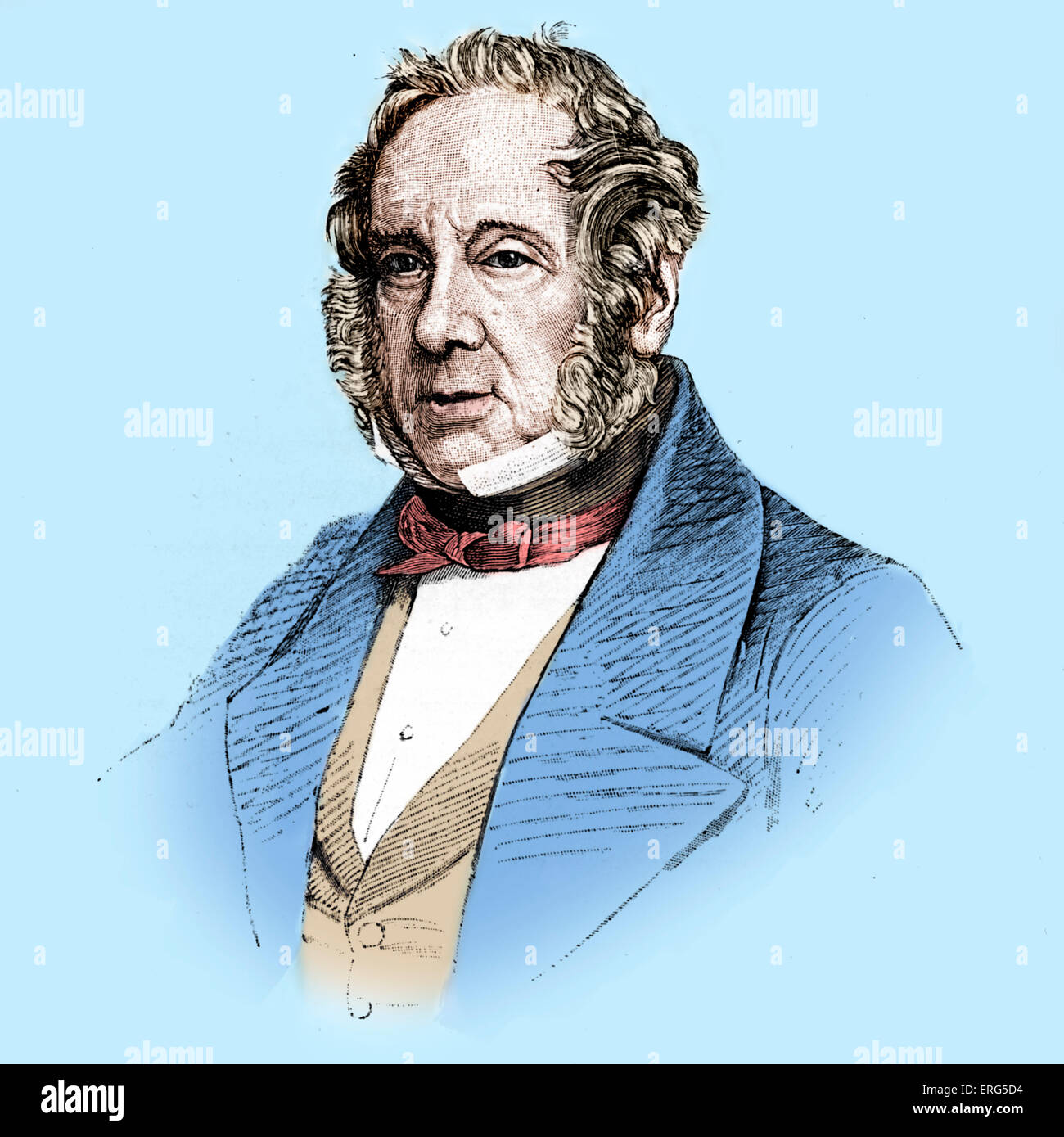 Henry John Temple, 3rd Viscount Palmerston, British statesman  who served twice as Prime Minister of the United Kingdom in the Stock Photo