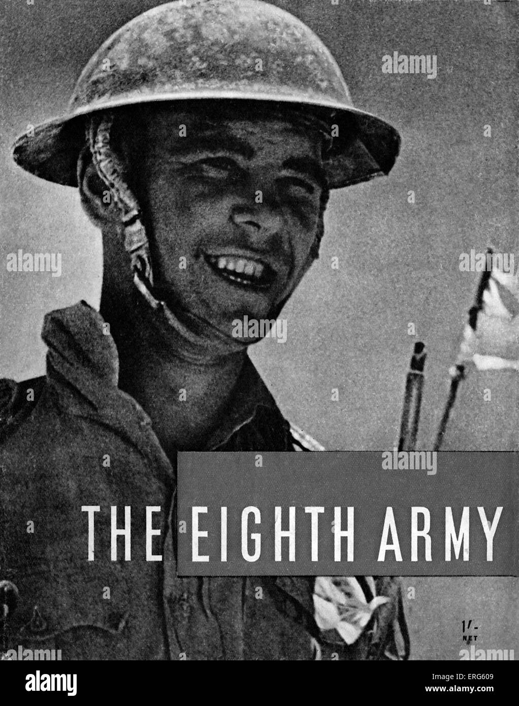 The Eighth Army - Word War 2 information book. Front cover. Subtitled: 'September 1941 to January 1943'. Formation of British Stock Photo