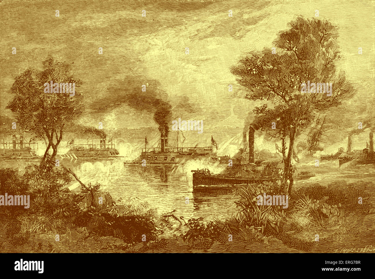 The Battle Of Plum Point Bend Or The Naval Battle Of Fort Pillow