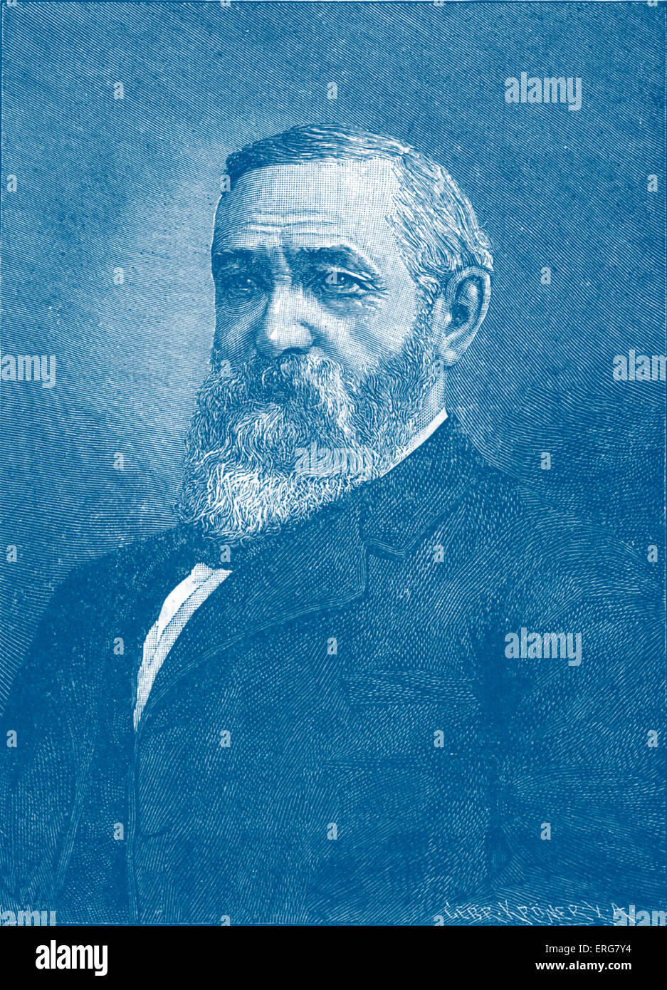 Benjamin Harrison, 23rd President of the United States of America. Republican, served one term from 1889 to 1893. 20 August Stock Photo