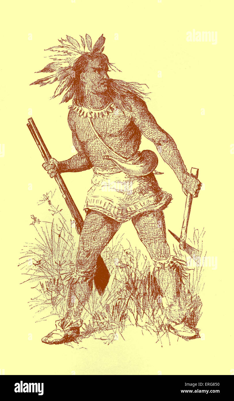 Pontiac, Chief of the Odawa, published in 1887. Pontiac (c. 1720 – April 20, 1769) was an Odawa leader, most famous for his role in a rebellion in 1763 against the policies of the British following their victory in the French and Indian War. Stock Photo
