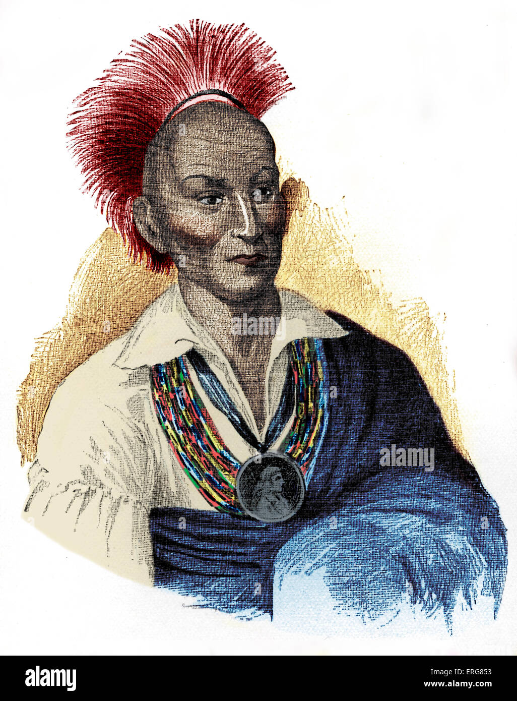 Black hawk indian chief hires stock photography and images Alamy