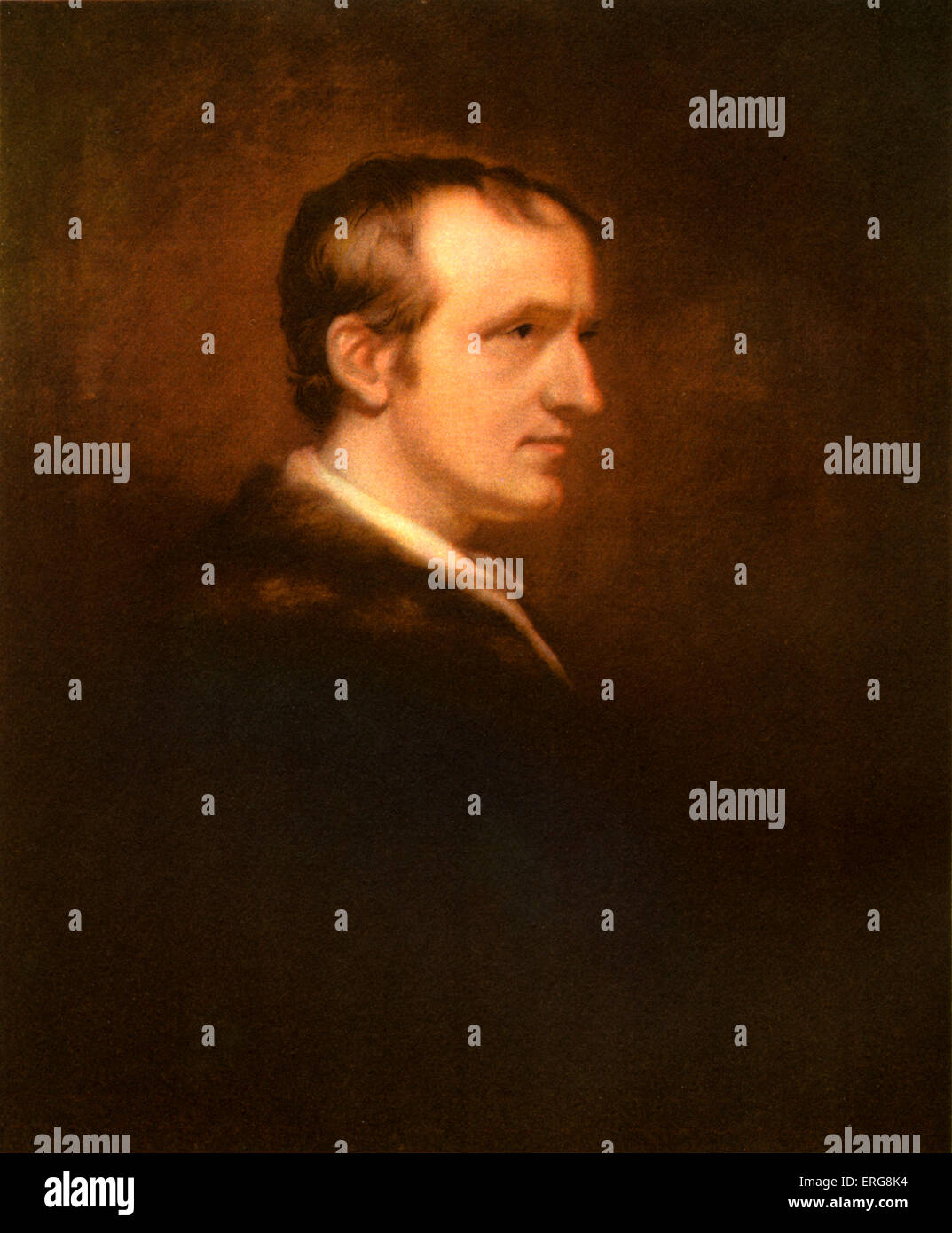 William Godwin by James Northcote. British writer and political philosopher, known as the founder of philosophical anarchism, 3 Stock Photo