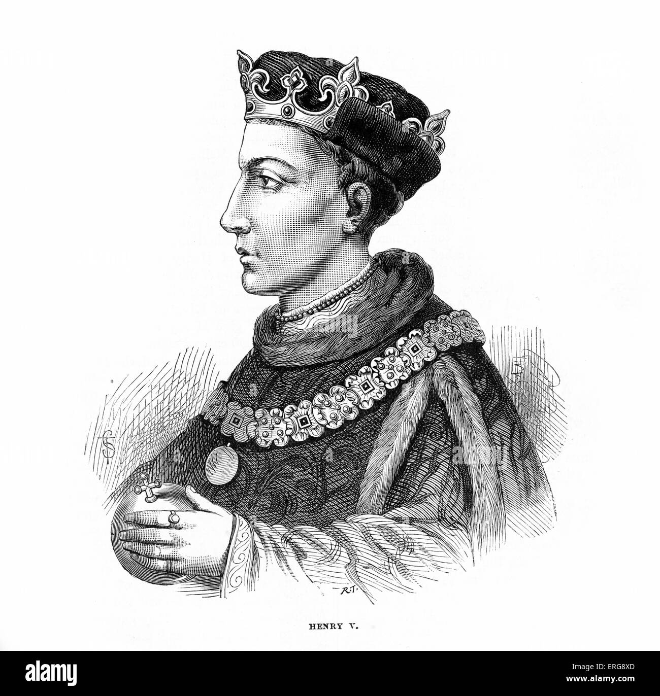 King henry v portrait england Black and White Stock Photos & Images Alamy