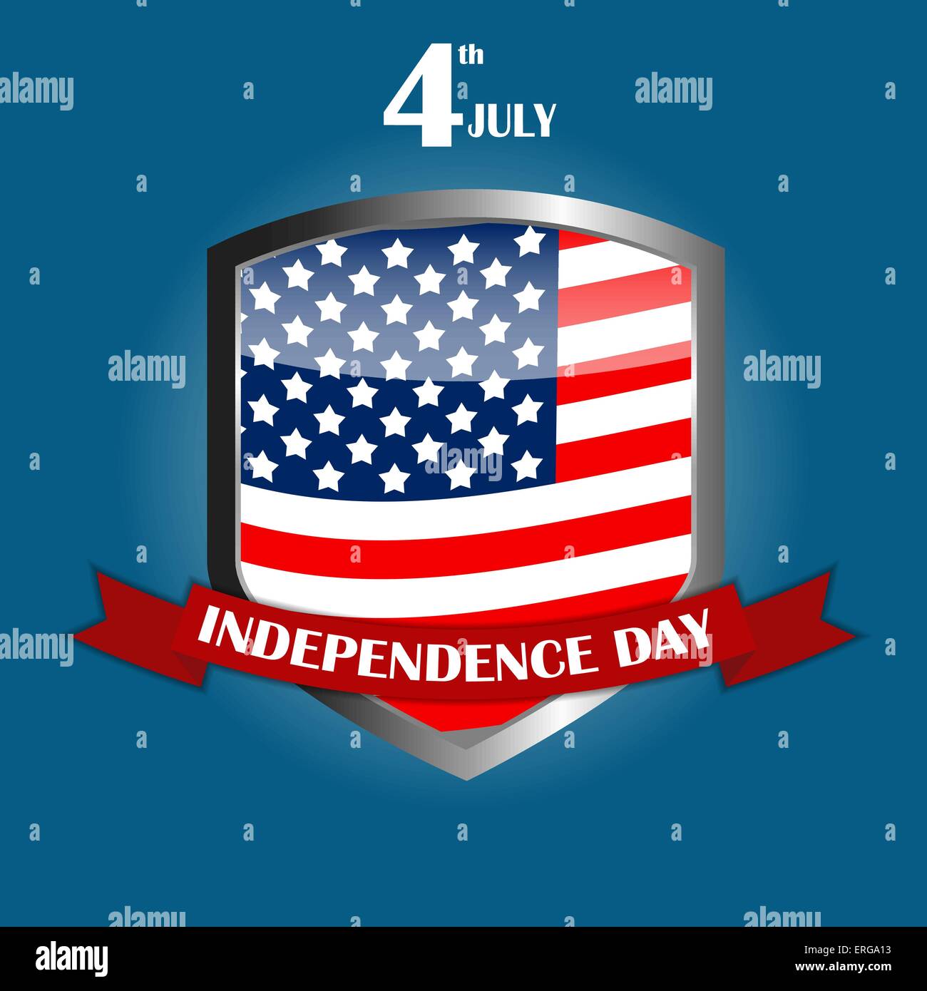 Independence Day Poster Vector Illustration Stock Vector Image & Art ...