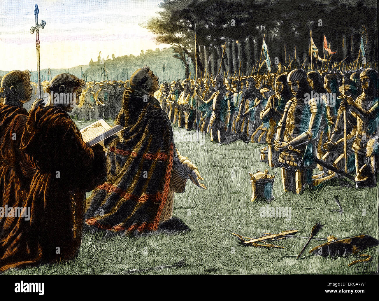 thanksgiving-service-on-the-field-of-agincourt-france-after-the
