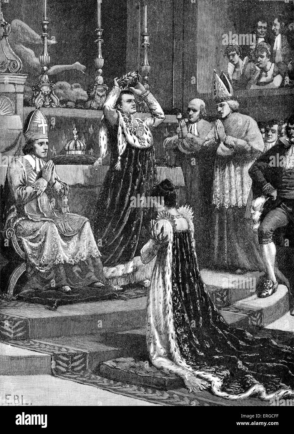 Napoleon Bonaparte Emperor Coronation