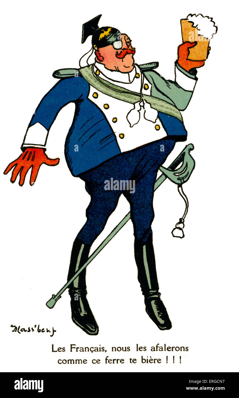 Austro Hungarian Soldier French Caricature Depicts Austro Hungarian Soldier Possibly General Von Hotzendorf Raising A Glass Of Beer Caption Which Stereotypes German Pronunciation Of French Reads People Of France We Swallow You Like Austro Hungarian Soldier French Caricature Depicts Austro Hungarian Soldier Possibly General Von Hotzendorf Raising A Glass Of Beer Caption Which Stereotypes German Pronunciation Of French Reads People Of France We Swallow You Like