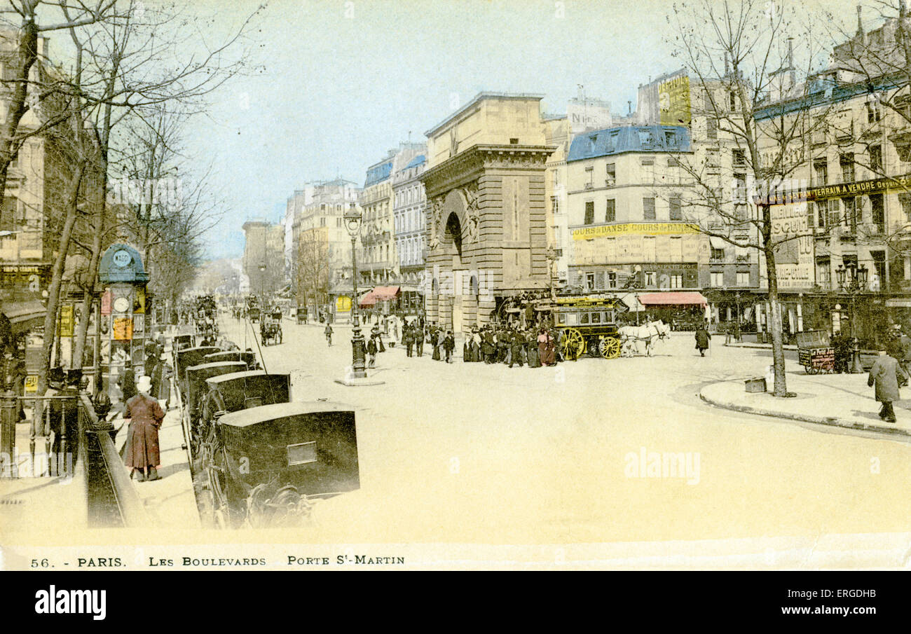 Rue faubourg saint martin paris hi-res stock photography and images - Alamy