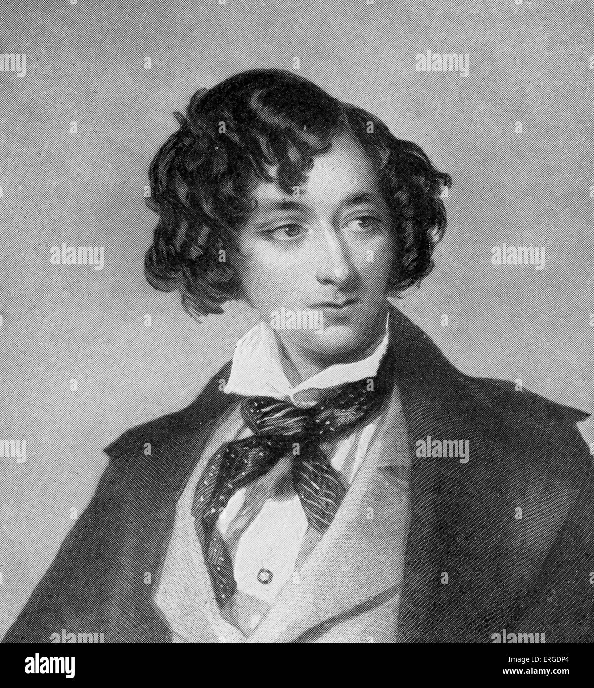 Benjamin Disraeli, first Earl of Beaconsfield.  British Prime Minister, parliamentarian, Conservative statesman and literary Stock Photo