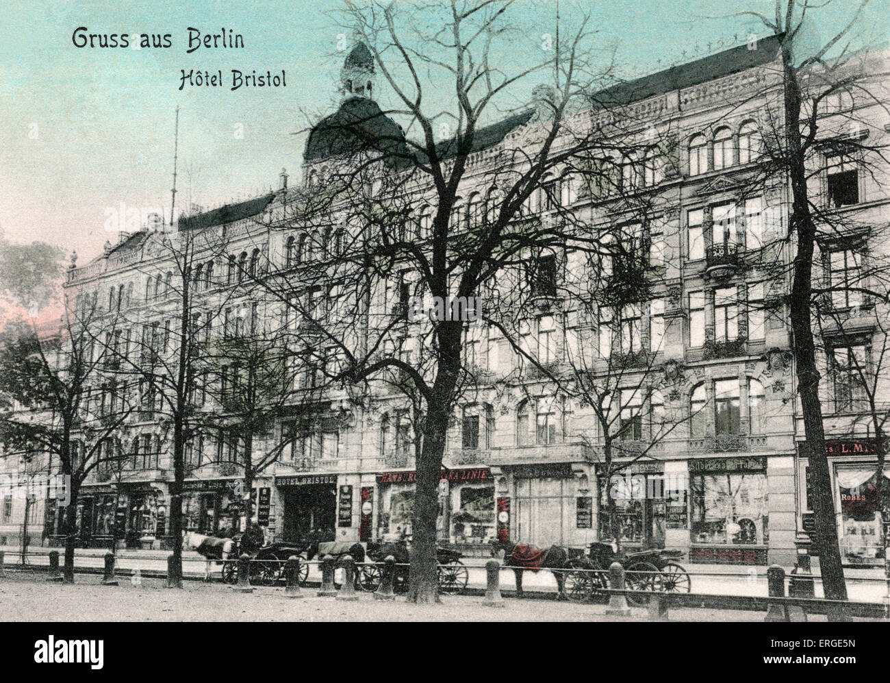 Hotel Bristol, Berlin, Germany (early 20th century). Stock Photo