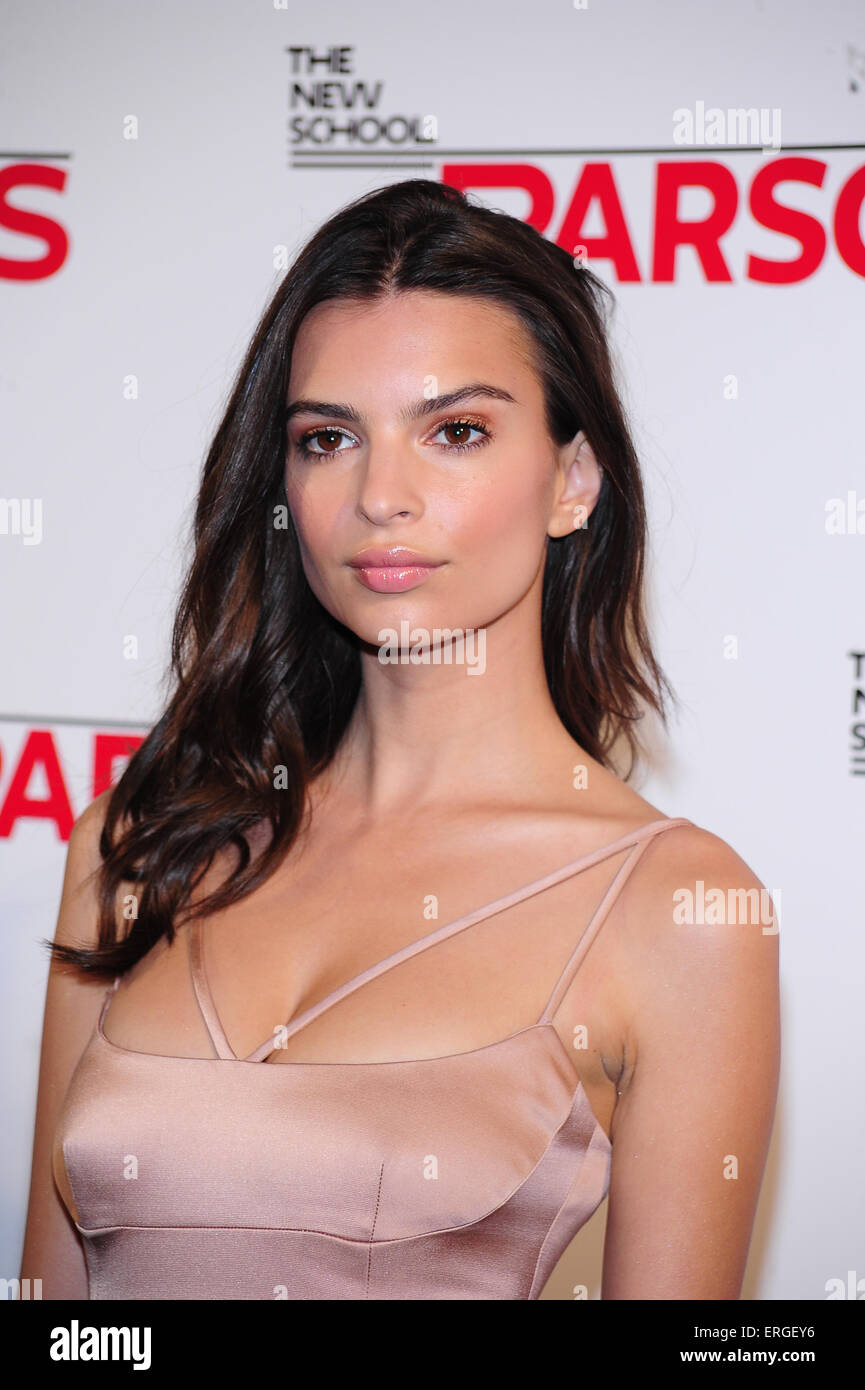 Emily Ratajkowski attends the 67th Annual Parsons Fashion Benefit at River Pavillion at the Jacob Javitz Center on May 19, 2015 in New York City. Christoper Childer/EXImages Stock Photo