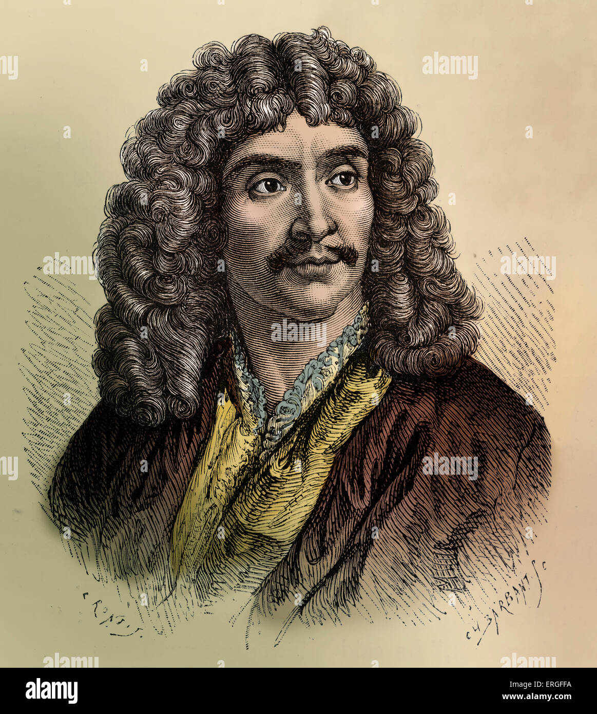 Jean-Baptiste Poquelin, also known by his stage name, Molière, was a French  playwright and actor. Molière:1622 – 1673 Stock Photo - Alamy
