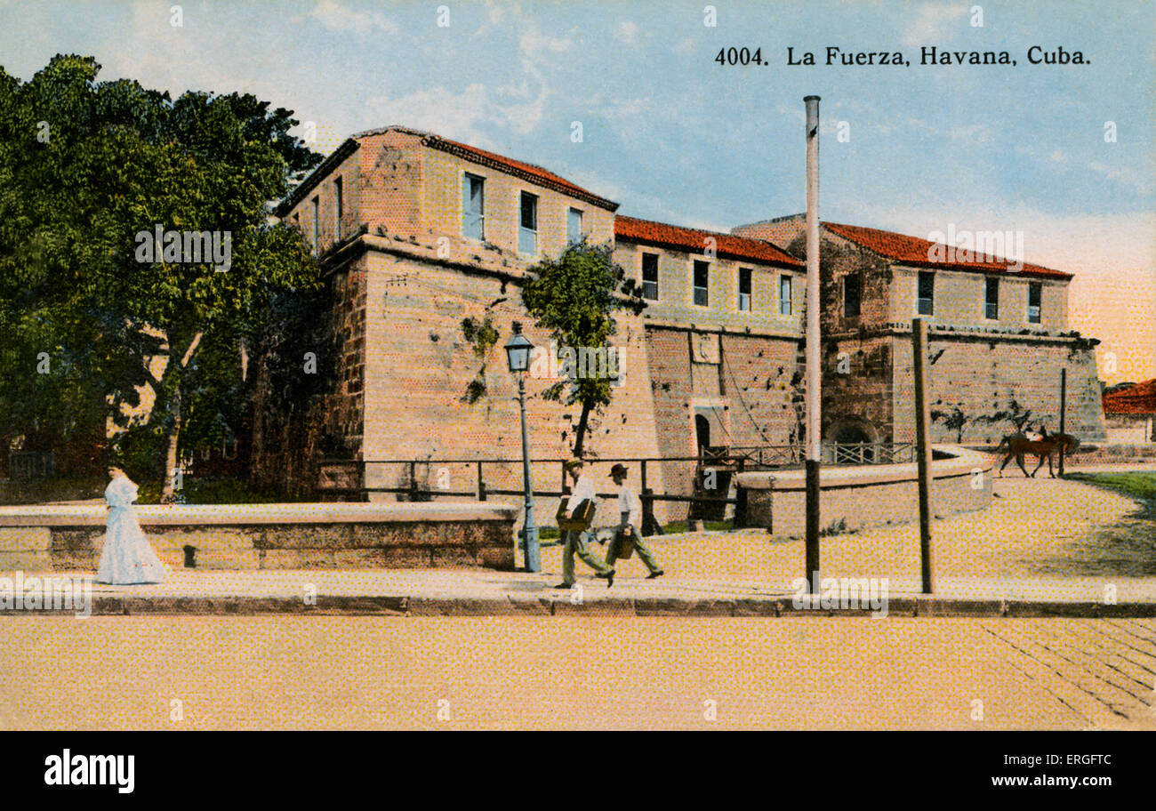 La Fuerza, Havana, Cuba. Early 20th century. Stock Photo