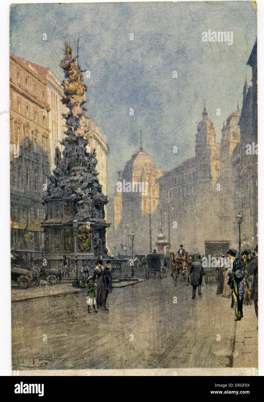 Graben, Vienna, Austria. C.1920s. Stock Photo