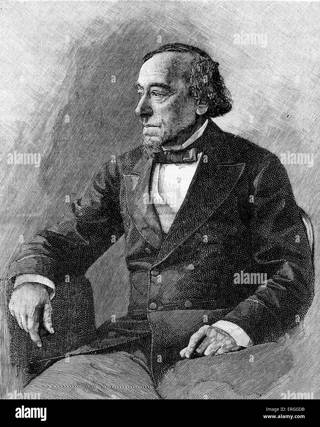 Benjamin Disraeli, 1st Earl of Beaconsfield portrait after photograph