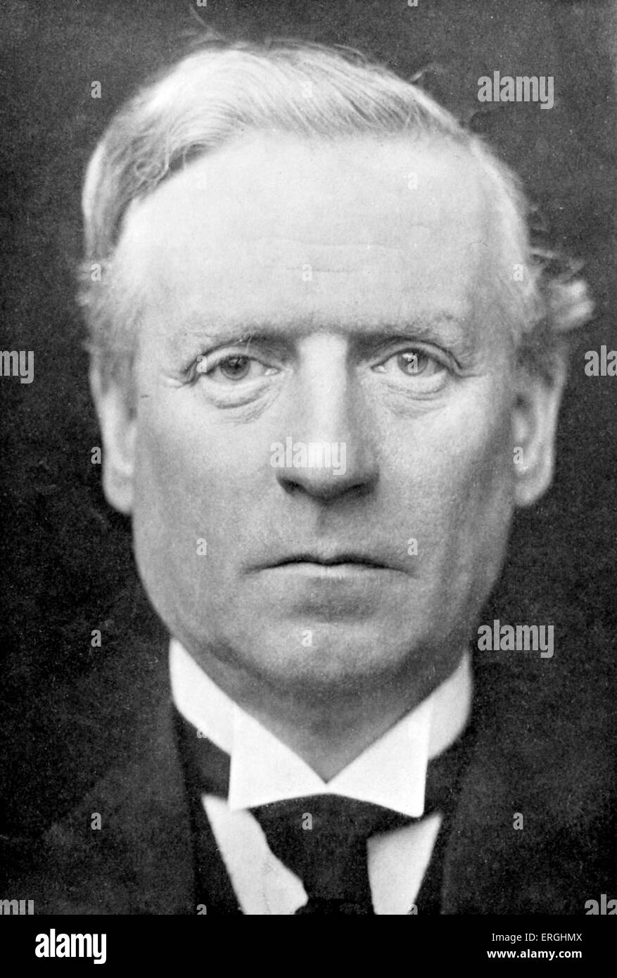 Herbert Henry Asquith - portrait - liberal UK Prime Minister 1908 - 1916 12 September 1852 - 15 February 1928 Stock Photo