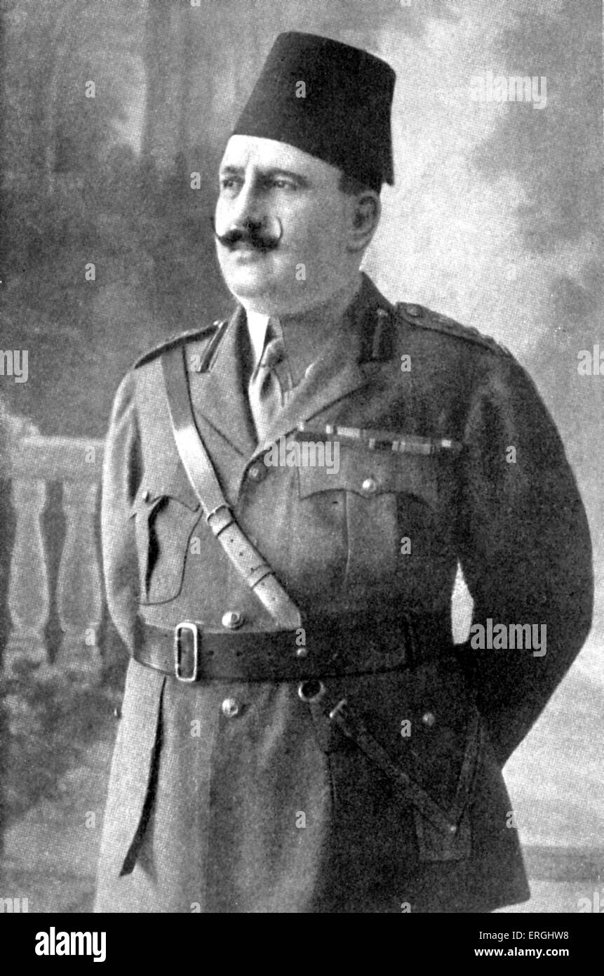 'H.M. King Fuad I     of Egypt,  Sultan and later King of Egypt and Sudan. 26 March 1868 – 28 April 1936. Stock Photo