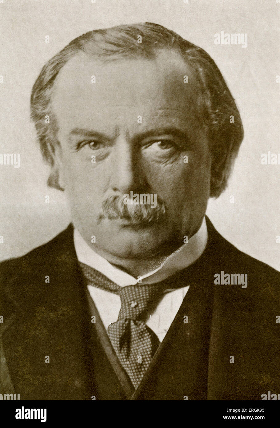 Prime Minister David Lloyd George (1863 - 1945), during WW1. Lloyd George lead a war-time coalition government from 1916-22. Stock Photo