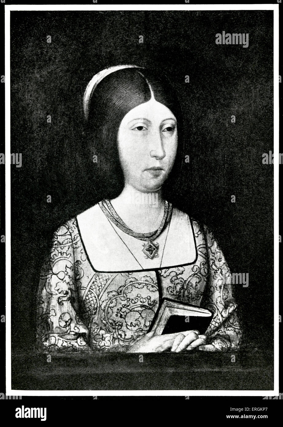 Queen Isabella Of Castile Black And White