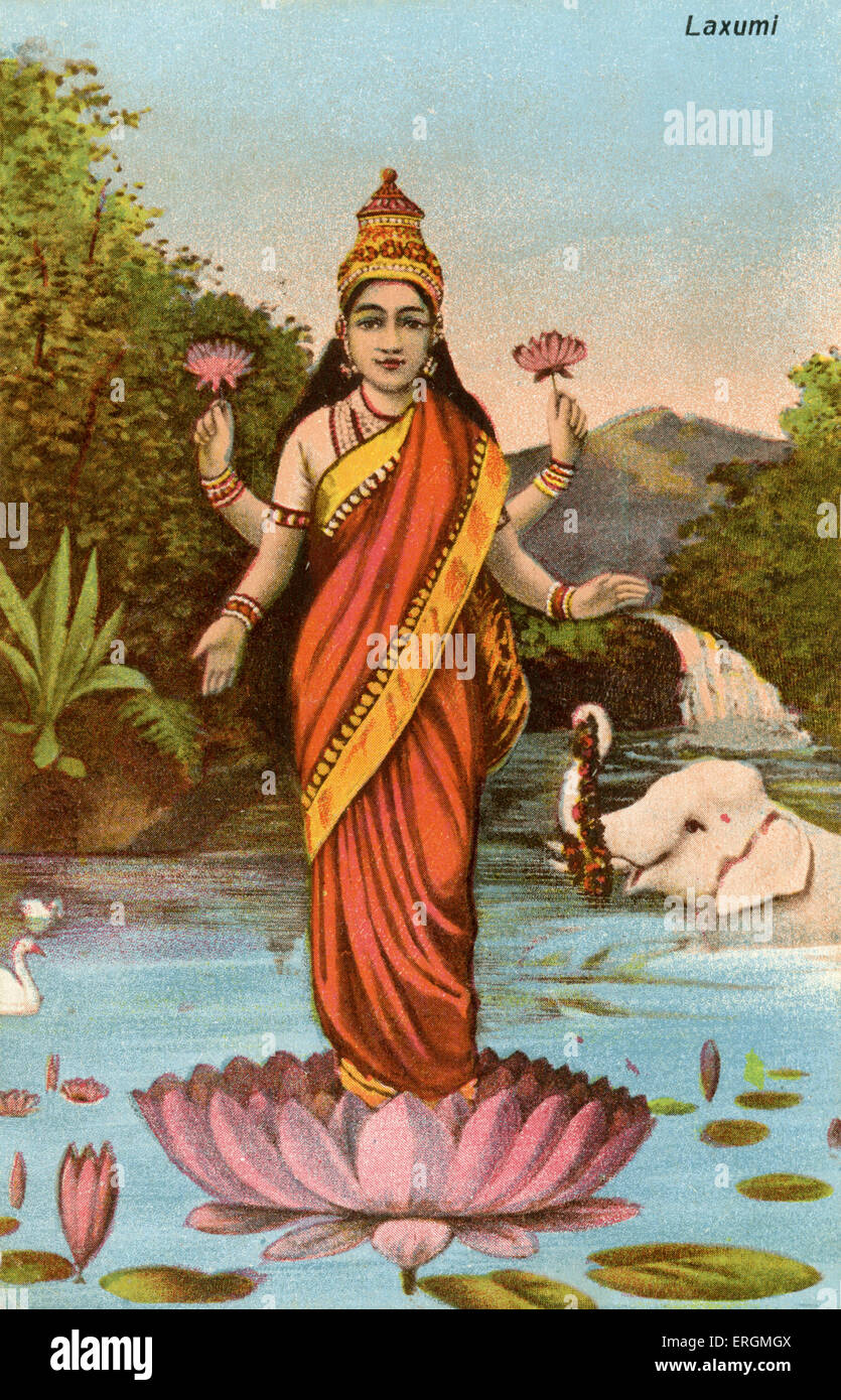 Hindu Goddess Of Love Lakshmi