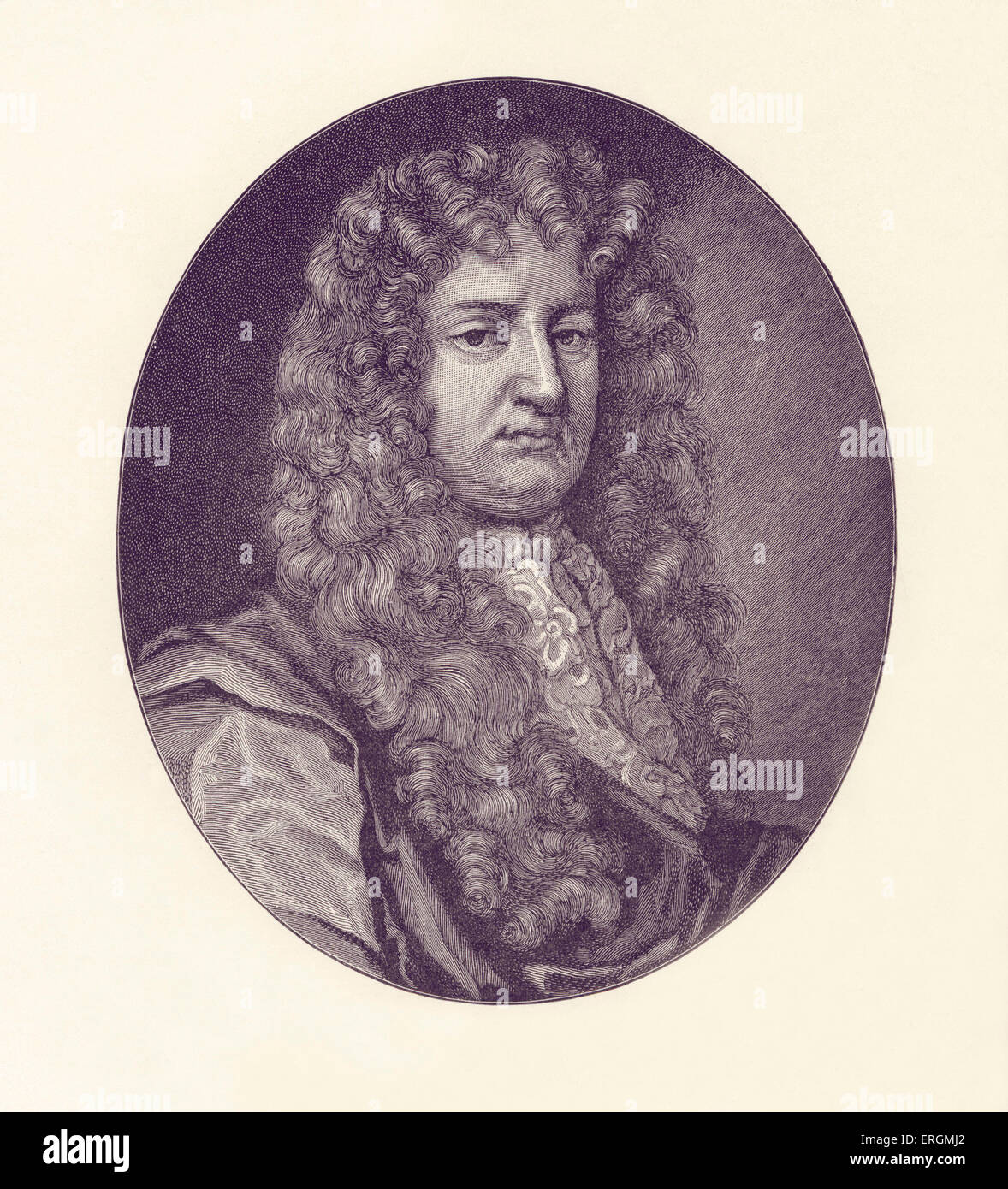William, Lord Russell (1639-1683). Russell was a politician who opposed the succession of James II, for which he was executed Stock Photo