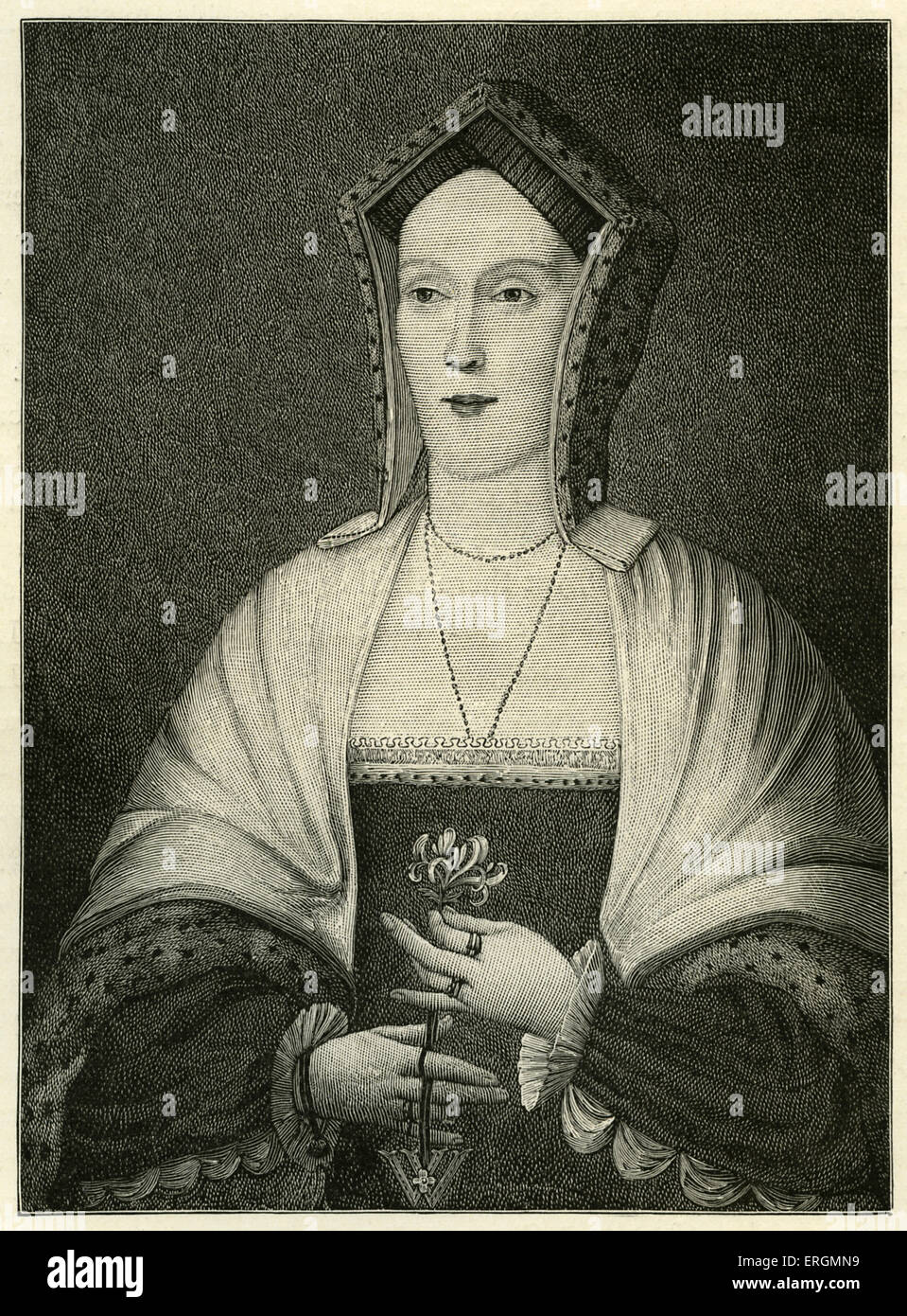 Margaret Pole Countess of Salisbury (1473-1541). Was a surviving Plantagenet from the Wars of the Roses, who was executed by Stock Photo