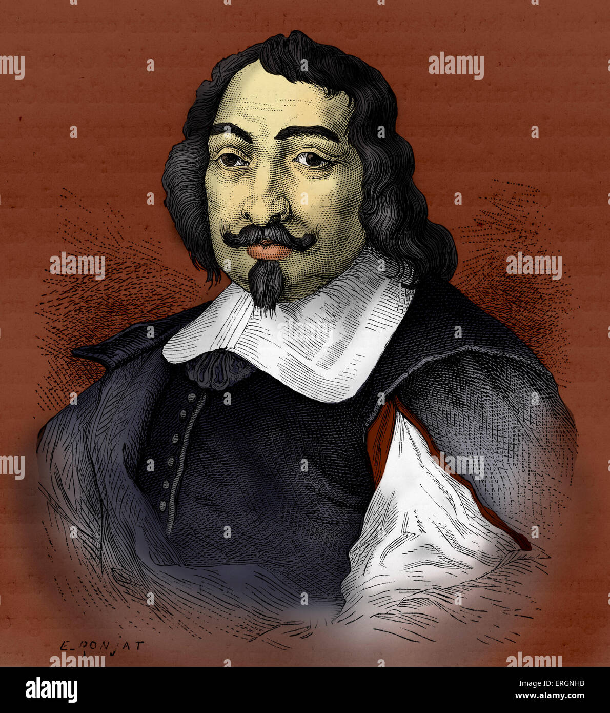 Samuel de Champlain, French explorer, cartographer and navigator. He