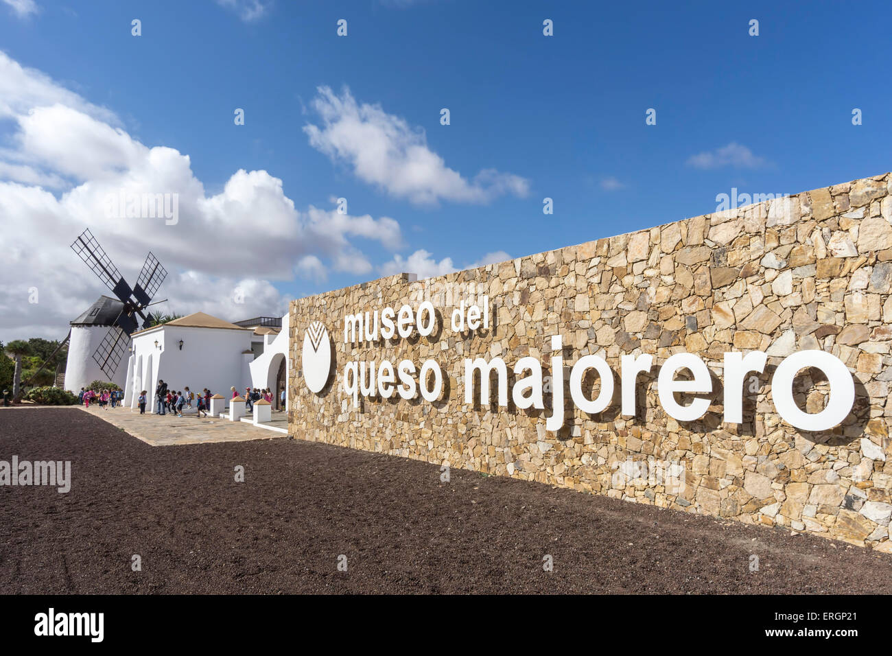 Museo del Queso Majorero, Museo Molino, Antigua, Canary Islands, Spain Stock Photo