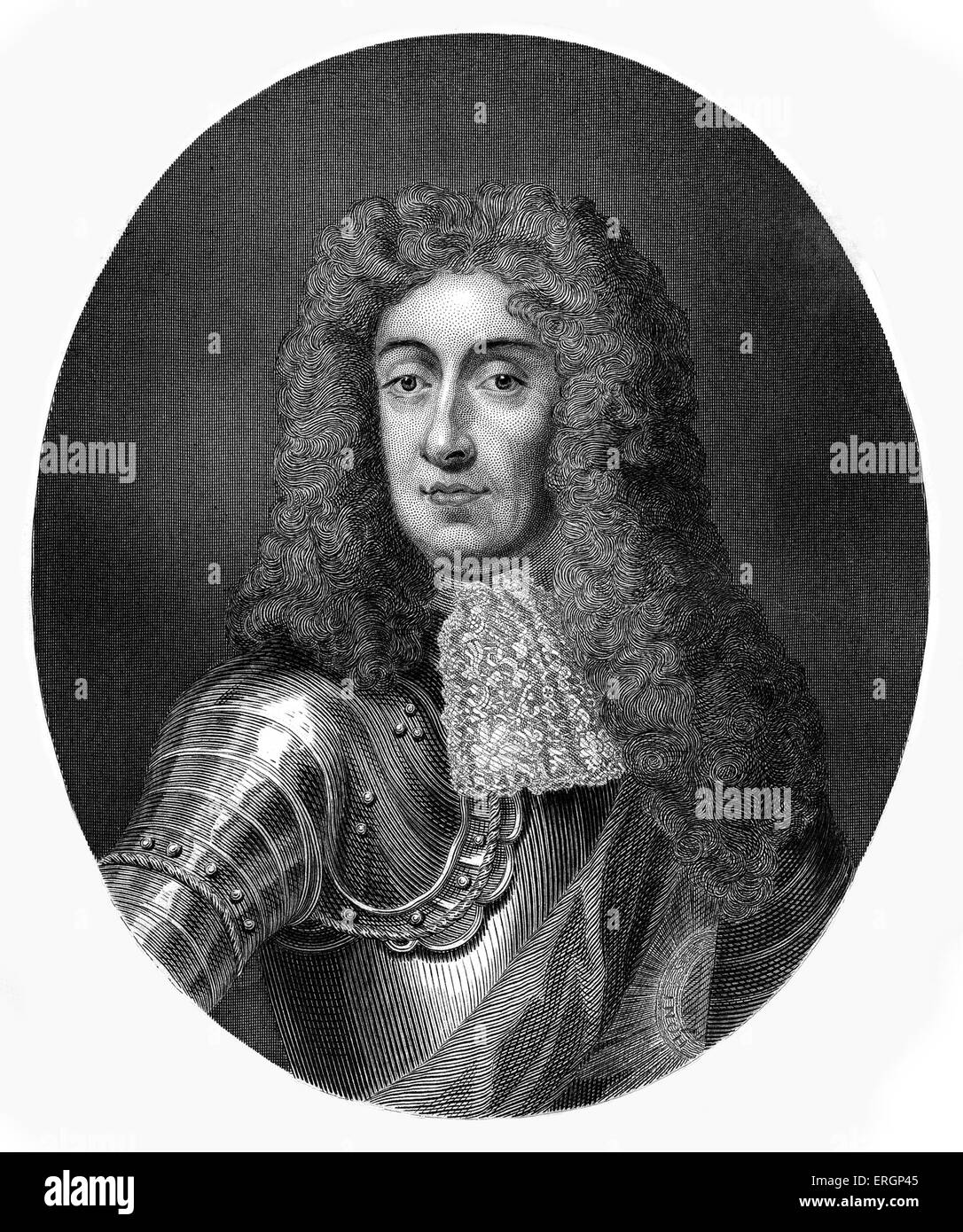 James II, portrait. King of England and Ireland as James II and King of