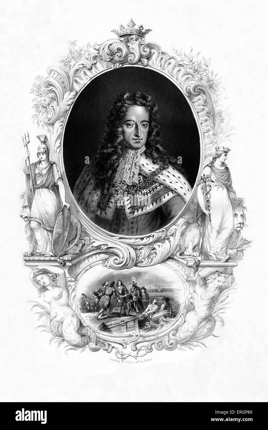 King William III, portrait, 4 November 1650 8 March 1702. After a