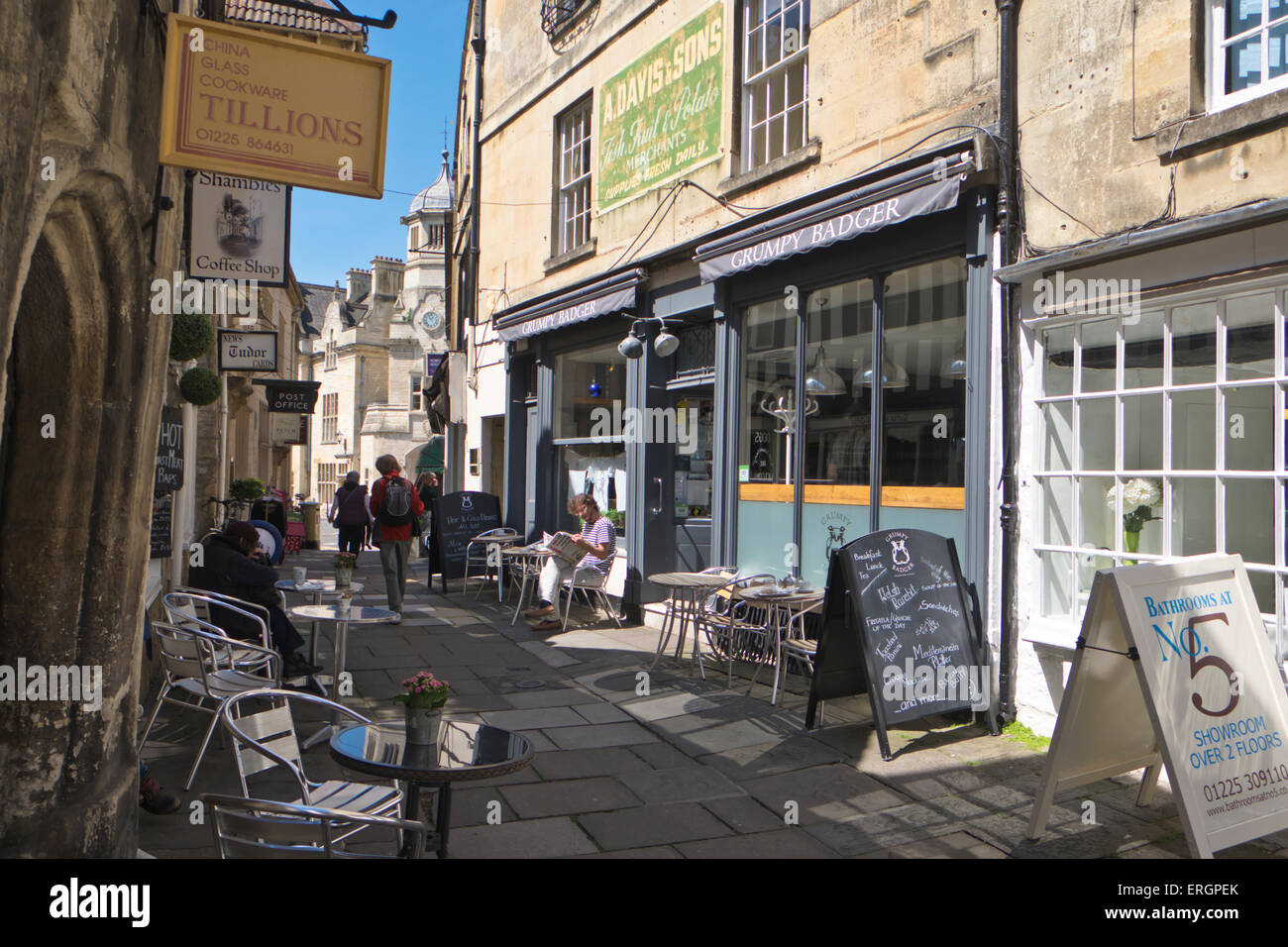 The Shambles Bradford on Avon Wiltshire England UK Stock Photo Alamy