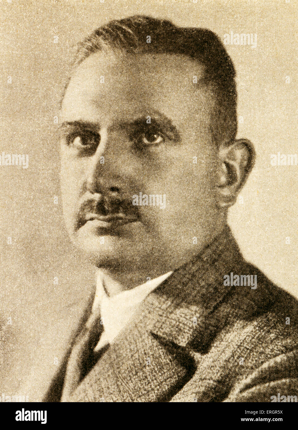 Bernhard Rust, portrait c. 1933. Minister of Science, Education and National Culture (Reichserziehungsminister) in Nazi Germany, 30 September 1883 - 8 May 1945. Stock Photo
