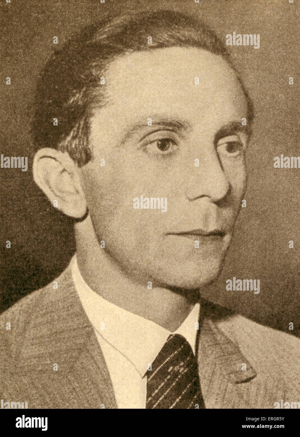 Joseph Goebbels, portrait c. 1933. German nazi politician, 1897-1945. Stock Photo