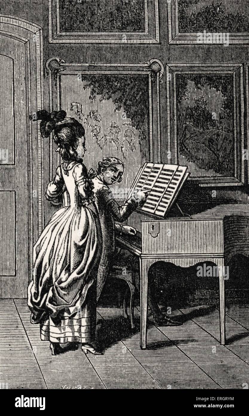  Daily Life In French History A Singing Lesson For An Aristocratic Or 