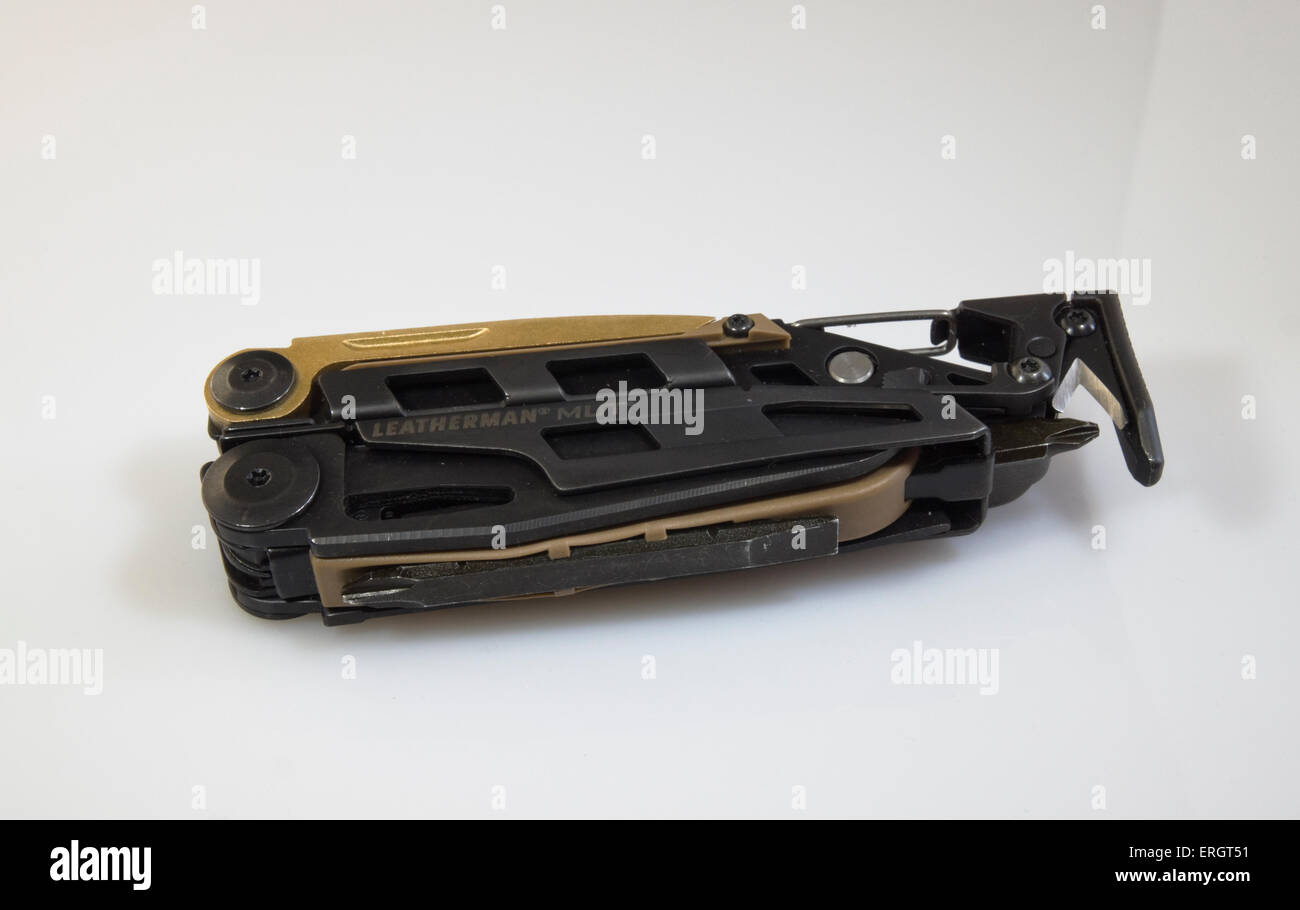 A Leatherman MUT EOD Multi tool A father's day gift Stock Photo - Alamy