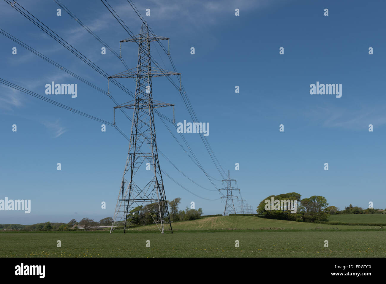 National Grid Power Lines High Resolution Stock Photography and Images ...