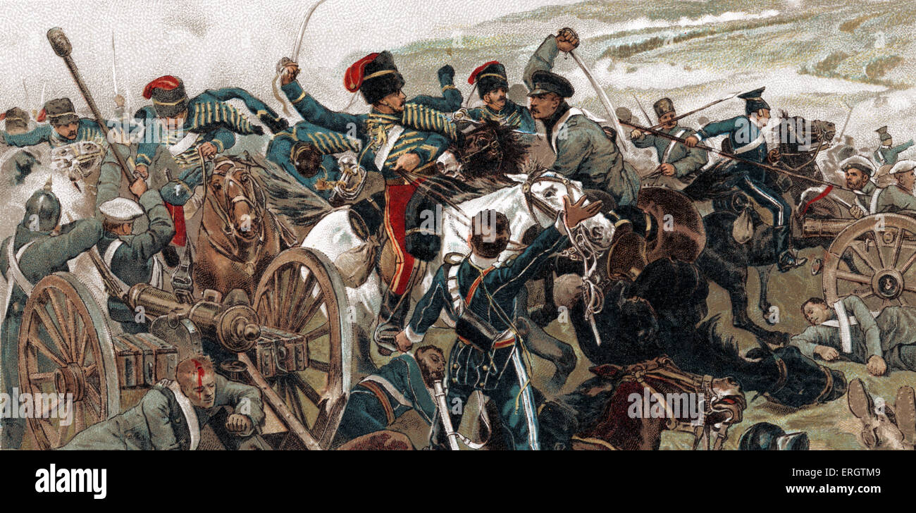 Crimean War - Battle of Inkerman,  5 November 1854. Wars. Stock Photo