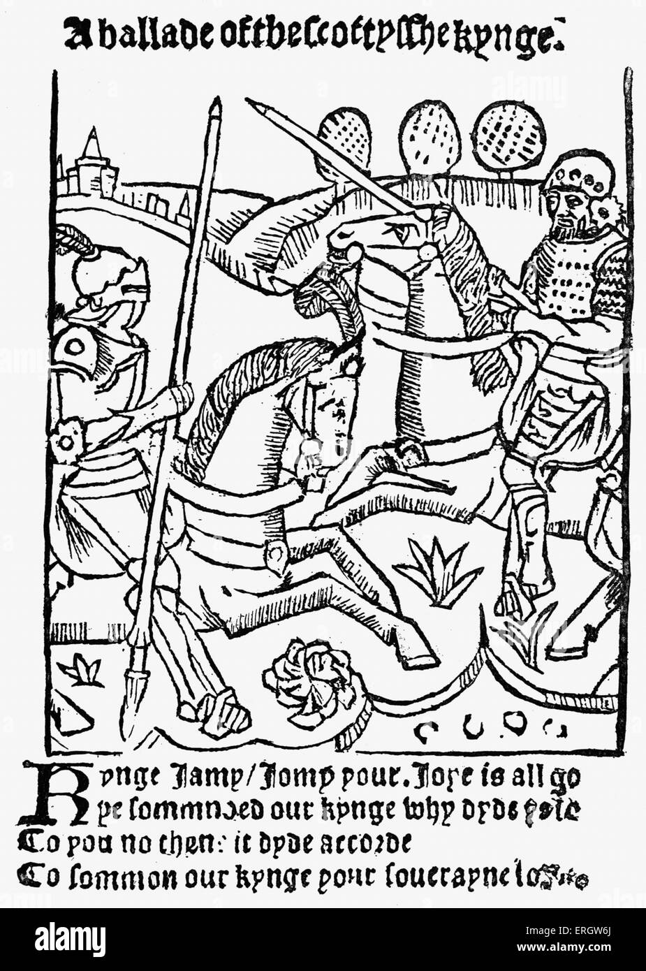 Ballad Of The Scottish King Poem Written In 1513 By John Skelton English Poet C 1460 21 June 1529 Stock Photo Alamy