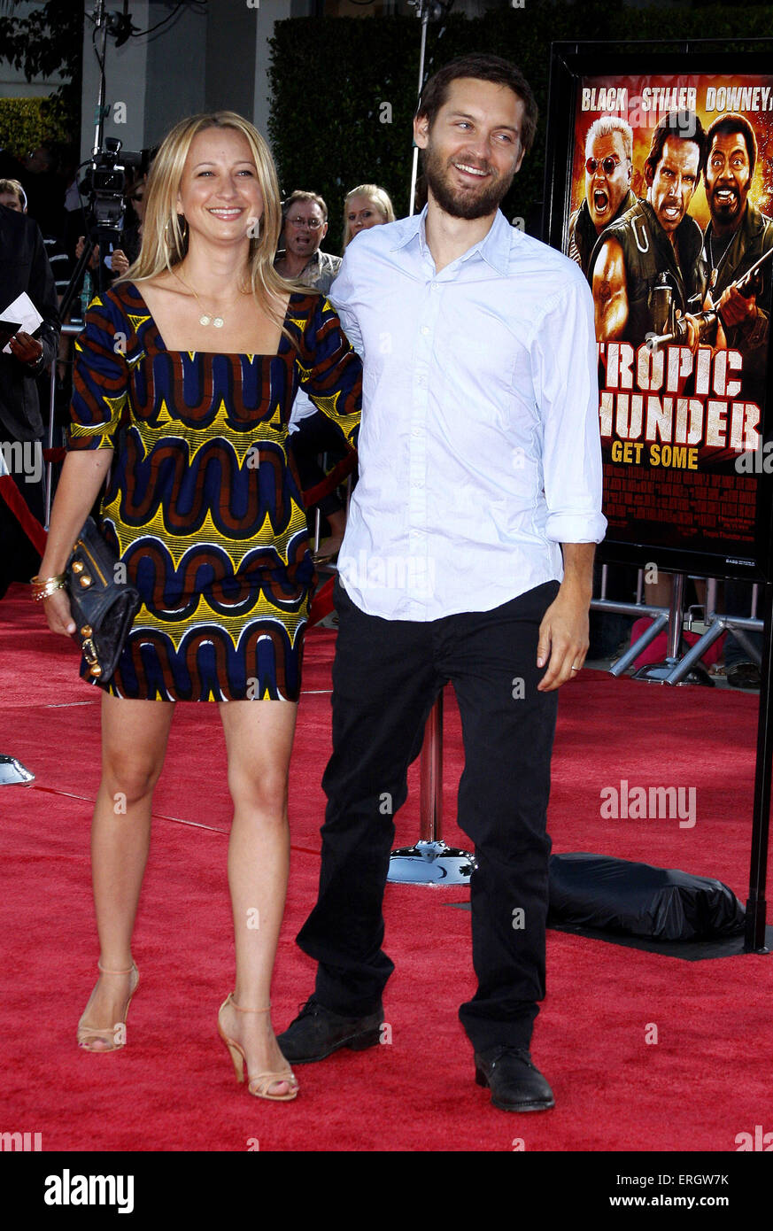 Jennifer Meyer and Tobey Maguire Stock Photo - Alamy