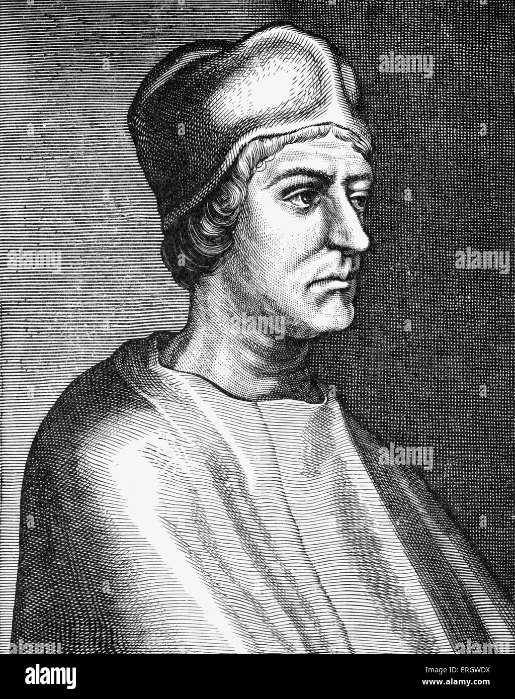 John Colet 1620. English churchman and educational pioneer: January 1467 – 10 September 1519. Stock Photo