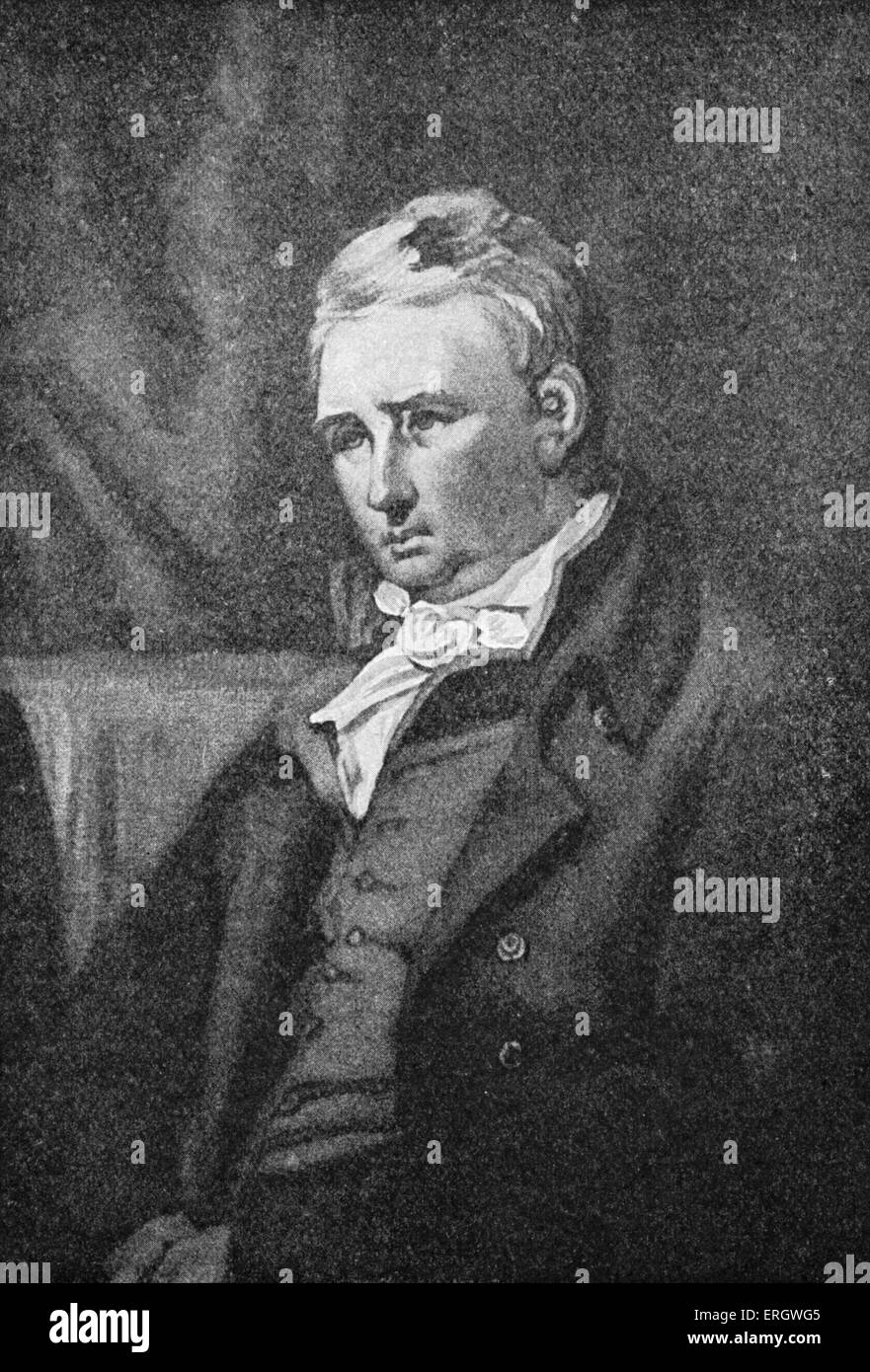 William Cobbett: English writer and journalist, 9 March 1763 – 18 June 1835. Engraving by Willliam Ward. Stock Photo