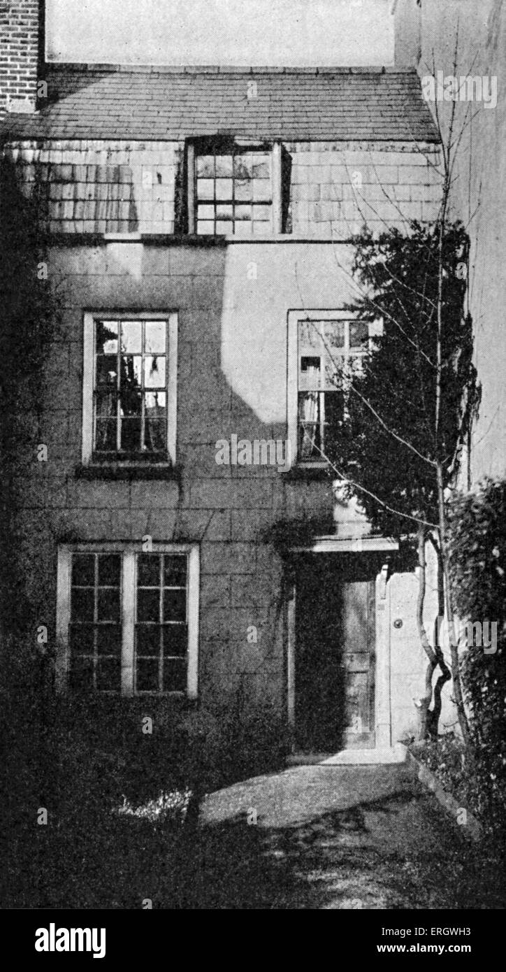 The Cottage at Edmonton; where Charles Lamb died: English writer,10 February 1775 –  27 December 1834. Stock Photo