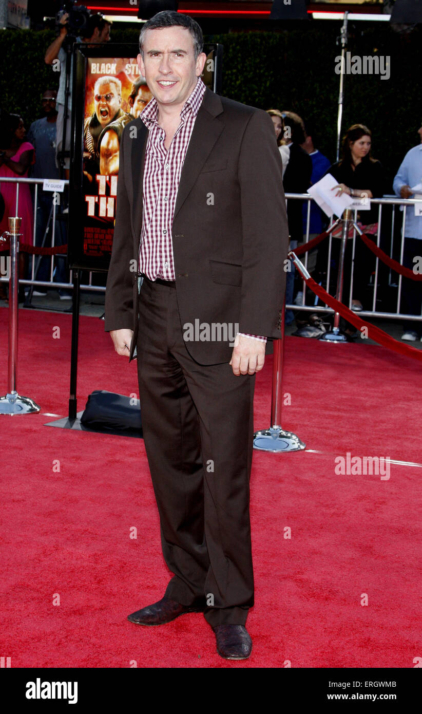 Steve Coogan at the Los Angeles premiere of &lsquo;Tropic Thunder&rsquo; held at