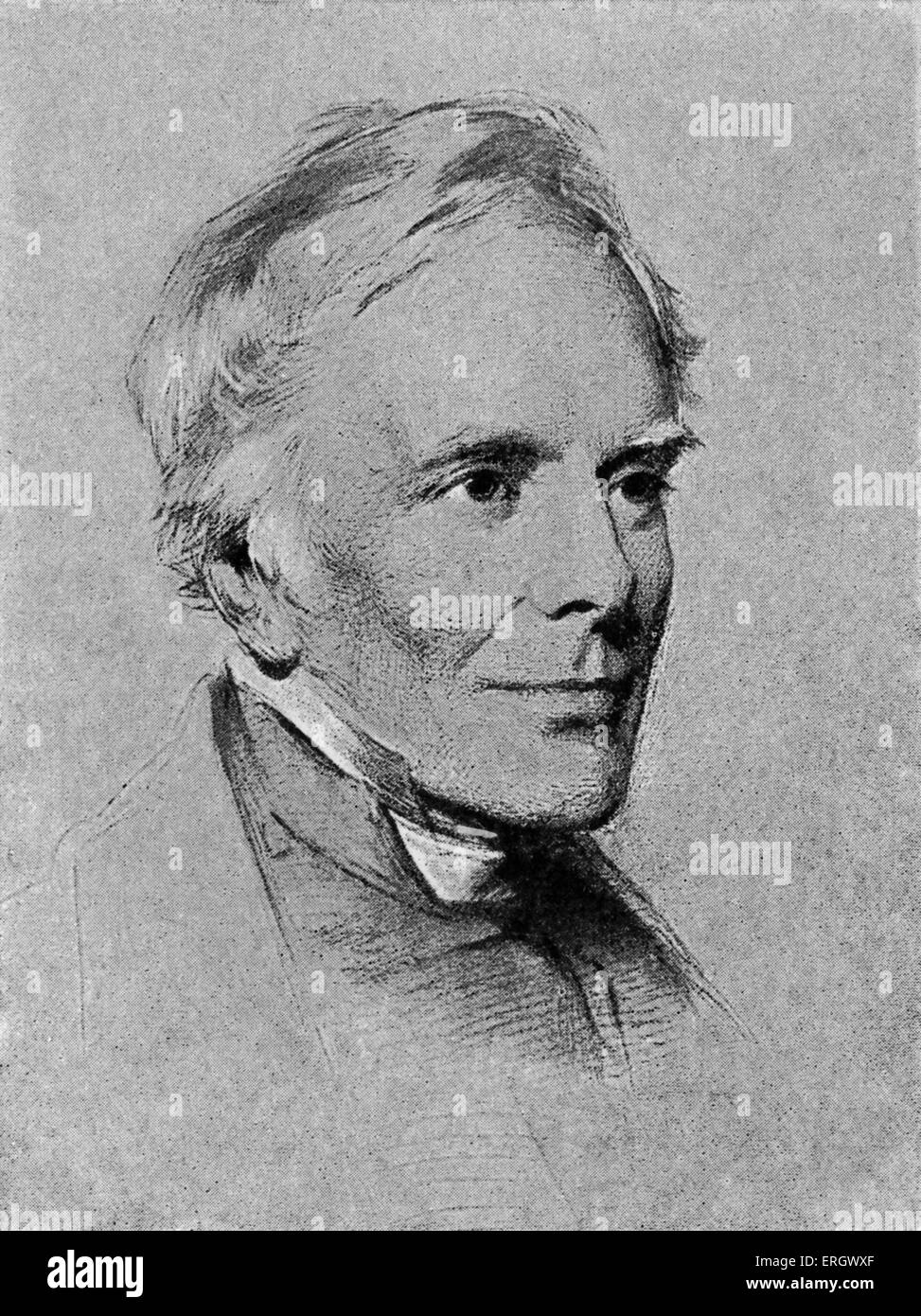 John Keble: English churchman, one of the leaders of the Oxford Movement, and gave his name to Keble College, Oxford, 25 April Stock Photo