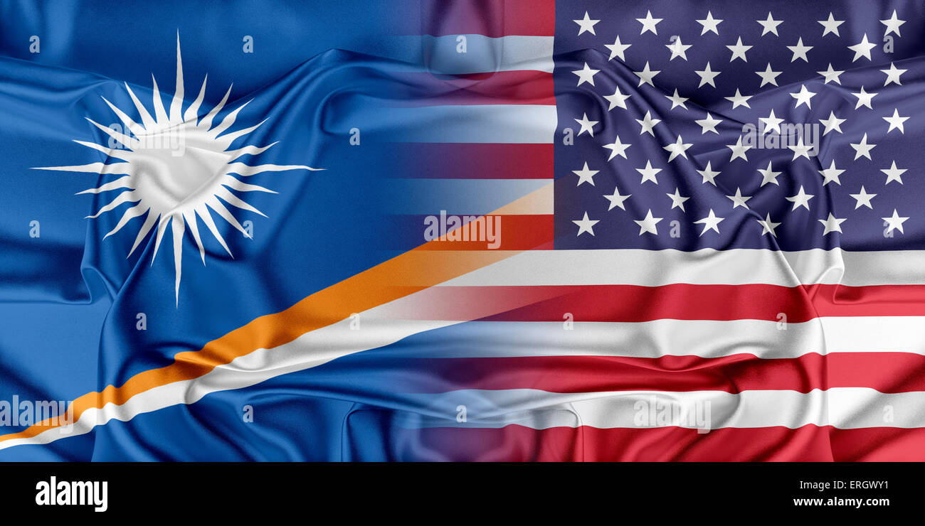 USA and Marshall Islands Stock Photo - Alamy