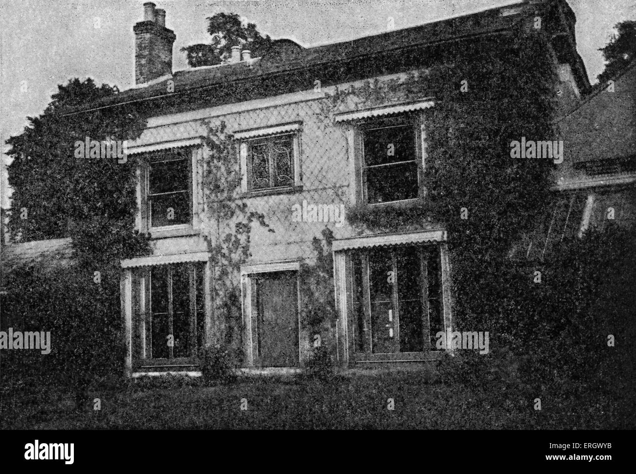 Matthew Arnold's House, Cobham. MA: English poet, critic and literary theorist, 1822-1888. Stock Photo