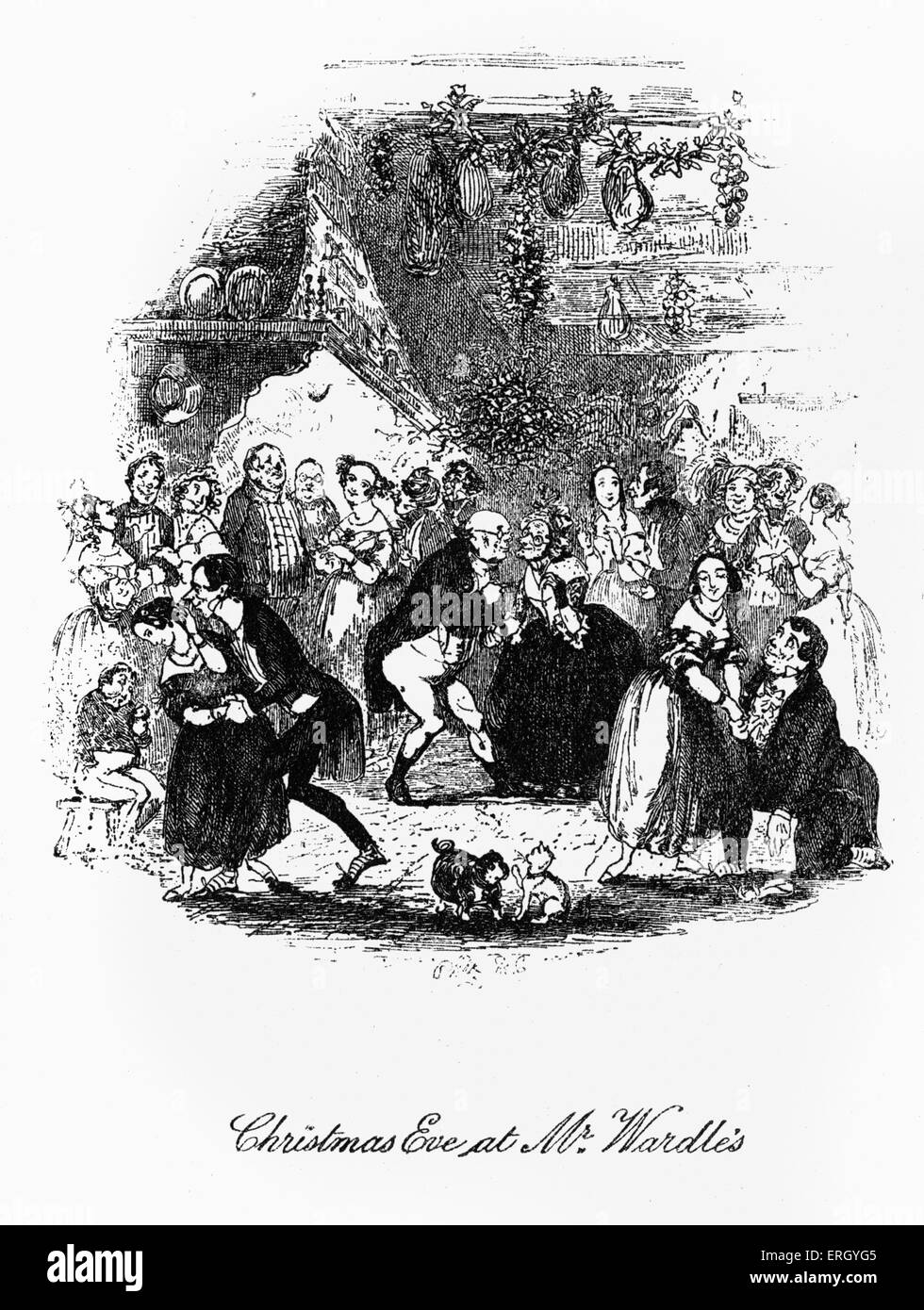 'The Pickwick papers' by Charles Dickens. Illustrated by Hablot Knight