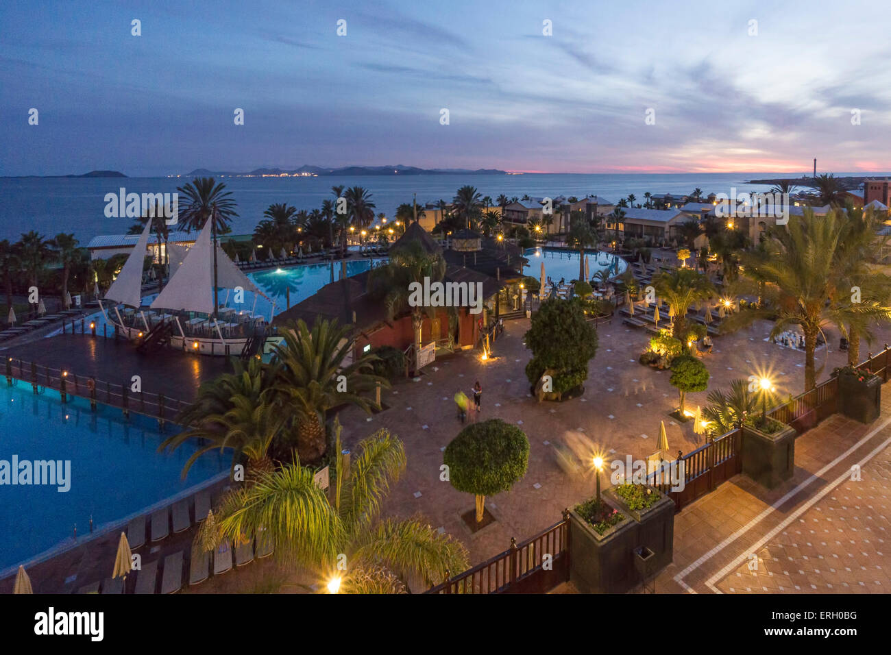 H10 Resort Playa Blanca Lanzarote Spain Stock Photo